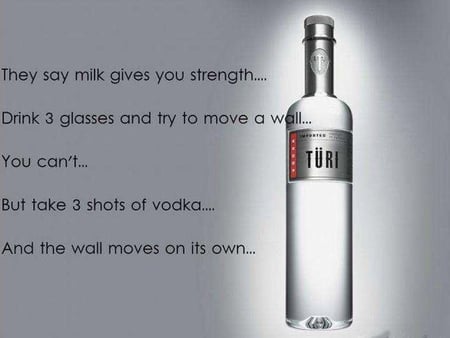 Vodka vs  Milk - vodka, text, fun  words, vodka vs  milk, wallpaper