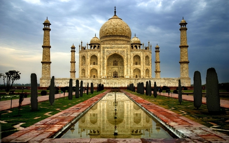 Taj Mahal - mahal, taj, india, wallpaper