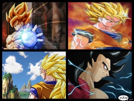 Son Goku - 4, 3, saiyan, 2, 1, goku, super