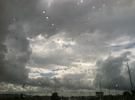 Rainclouds - sky, clouds, rain, sun