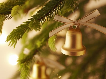 Christmas is near - song, love, bell, faith, believe, light, golden, foreverchristmas, hope, tree, crystalline, atmosphere, entertainment