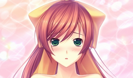 Anime - game, sweet, blush, cute, lovely