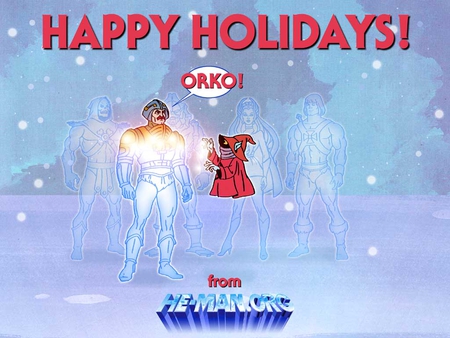 He-Man and the Masters of the Universe Christmas - xmas, he-man, orko, masters of the universe, man at arms, christmas