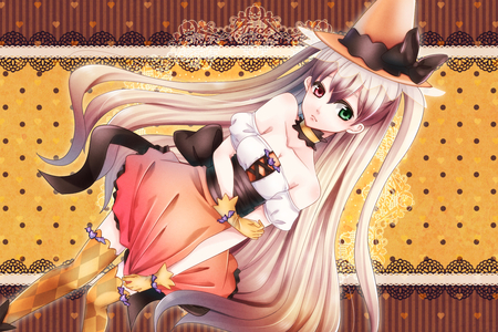 Beauty Witches - halloween, beauty, hotti, wall, anime, cute, new