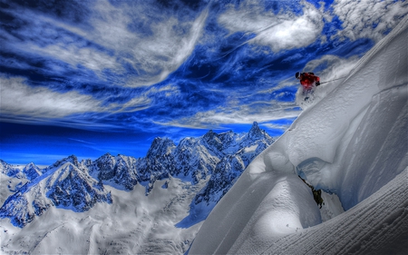 Blue Sky Special  (For the BlueAngel) - snow, spectacular, blue sky, ski, mountains, stunning