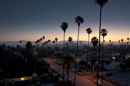 Los Angeles - of, beautiful, view, los angeles, the