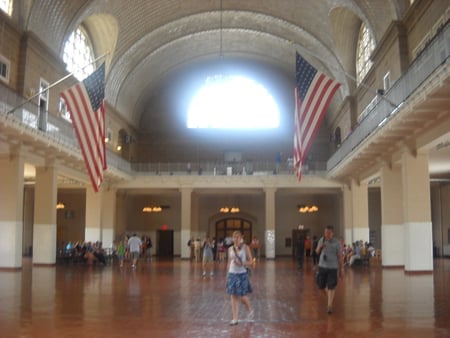 Ellis Island - ellis island, us, new york, great hall