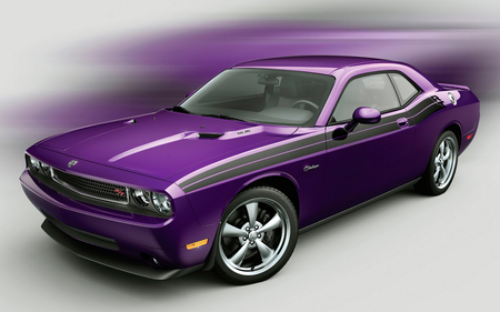 muscle - v8, challenger, muscle car, purple, dodge, hemi, 6pt1