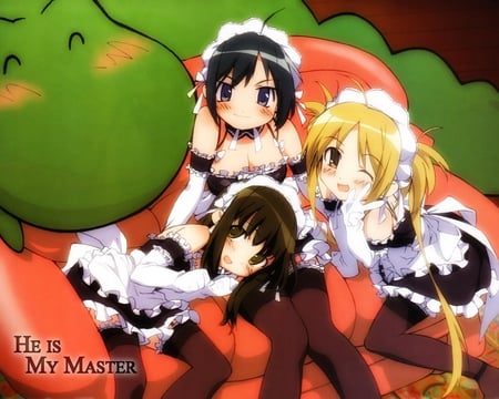 He is my master - gator, pochi, izumai, master