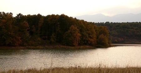 Calm River - colourful, forest, beautiful, view, river, photography, nature, autumn, bulgaria, fall, pretty, water, photo, season, nice, trees, colors, calm