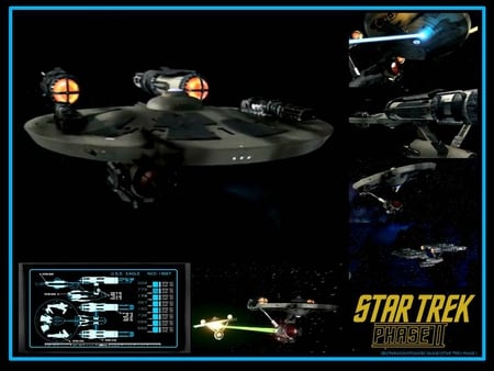 U.S.S. Eagle NCC-1697 v2 - star trek, james cawley, star trek phase ii, enemy - starfleet