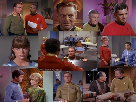 Court Martial Collage - star trek, tos, finney, classic trek