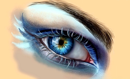 Eye - abstract, eye, blue, other