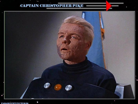 Sean Kenney as the Crippled Captain Pike - tos, sean kenney, the menagerie, star trek