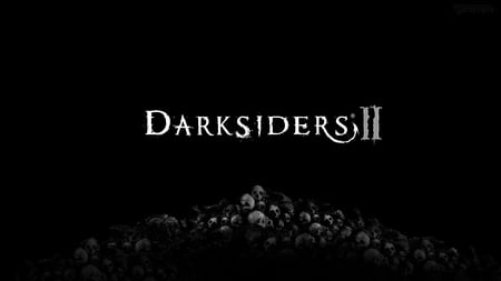 darksiders 2 - black, darksiders 2, dark, darksiders, hd, 1080p, skull