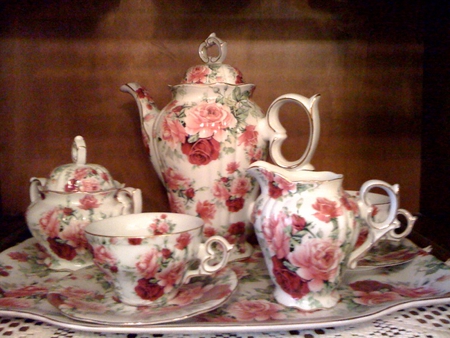 tea set - nice, china, tea time, tea set