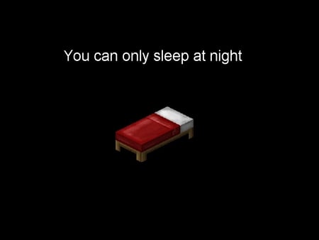 Minecraft - sleep, minecraft