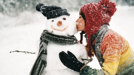 I Love You Truly - love, funny, joy, snow