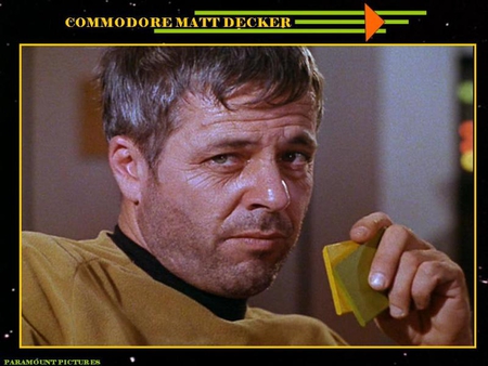 William Windom as Commodore Matt Decker - star trek, william windon, tos, matt decker