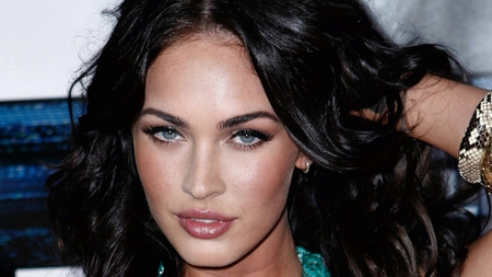 Megan Fox - beauty, woman, actress, sexy, hot, blue eyes, stunning, gorgeous, pretty, beautiful, photoshop, megan fox, brunette, sweet, smile, cute