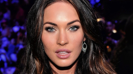 Megan Fox - beauty, woman, actress, sexy, hot, blue eyes, stunning, gorgeous, pretty, beautiful, photoshop, megan fox, brunette, sweet, smile, cute