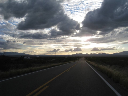 Highway-To-The-Sun - arizona, highway, desert, desert highway