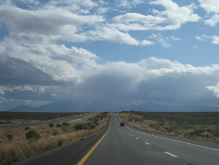 Long Desert Road - road, arizona, desert, desert road