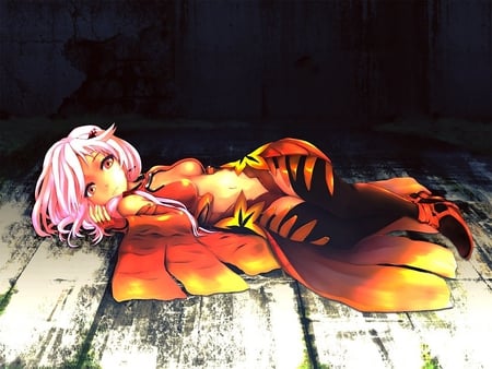 Yuzuriha Inori - anime, guilty crown, girl, beauty, inori, new, wall, tv show