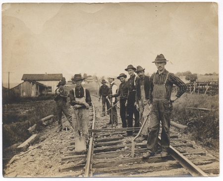 Railroad workers - train, people, other, men