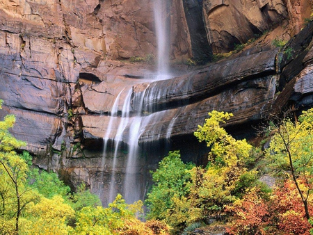 Waterfalls - waterfalls, trees, nature, other