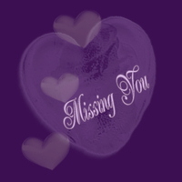 purple heart in missing you