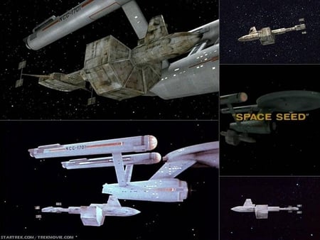 Space Seed Effects Comparison - star trek, kahn, botany bay, space seed