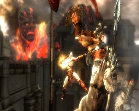 Kratos is Awesome - spartians, kratos, zeus, olympus