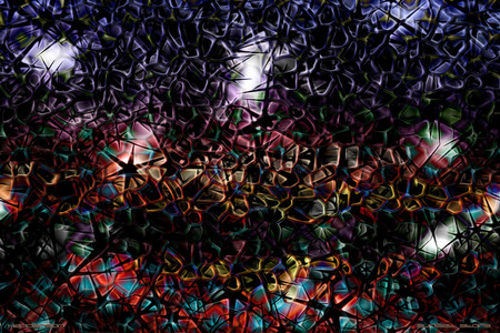 Sunset Stars - Tim Henderson - abstract, acid, trippy, patterns, stars, colorful, textures, sunset, digital, 3d, trip, tim henderson