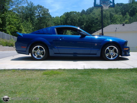 ford mustang - ford, speed, blue, mustang