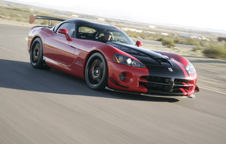 dodge viper - viper, black, dodge, red