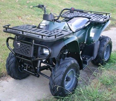 atv - green, atv, gun-rack, small