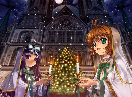 Christmas Eve - december, anime, christmas eve, presents, merry christmas, holidays, celebration