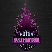 Pink Harley Davidson