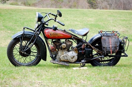 '31 Indian Scout - motorcycle, 101, indian, 1931, bike, cycle, classic, motor, scout, antique