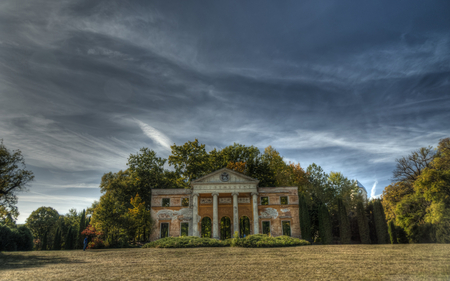 Habsburg Castle - sky, trees, habsburg, nature, clouds, castle, beautiful, architecture, medieval