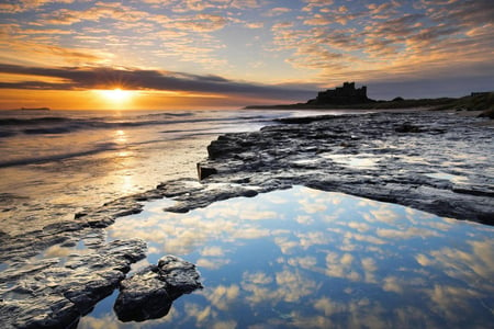 Sunset - nature, sunset, sea, other