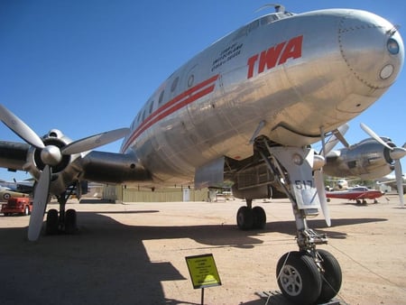 Pima-Air-and-Space-Museum-10 - airplane, constellation, twa, pima air museum