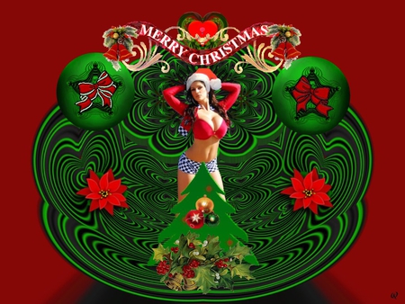 Milani Christmas - eye candy, collage, 3d, fractal, abstract