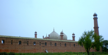 Baadshahi mosque Lahore - baadshahi mosque, lahore, architecture, religious