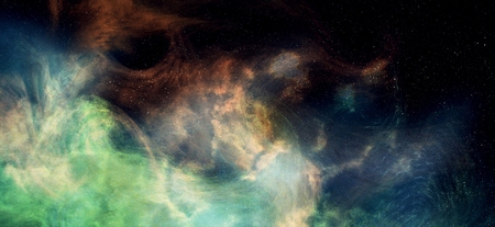 Fractal Nebula - colors, fractal, beautiful, nebula