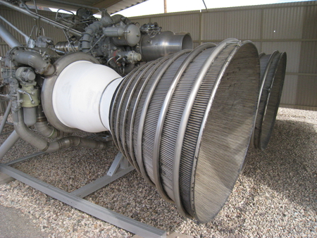 Rocket Engine - Titan Missile Museum - nuclear missile, titan missile, rocket, titan