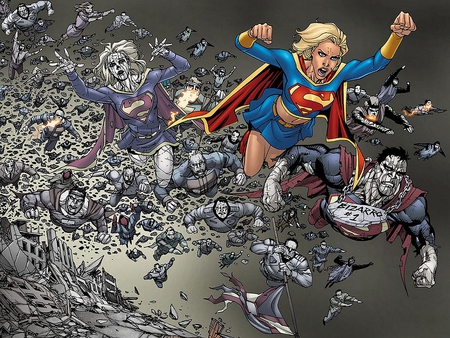 Supergirl - supergirl, female, comic, art