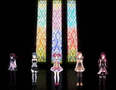 Dark Squad Wall - madoka, anime, squad, girl, beauty, new, wall