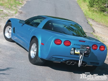 For The Rush - vette, paraschute, blue, gm